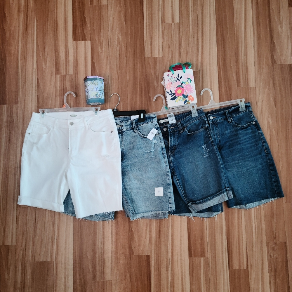 Denim Shorts Lot Bundle Mom Jeans